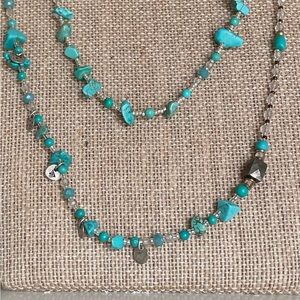 Silpada Turquoise 28 inch Necklace